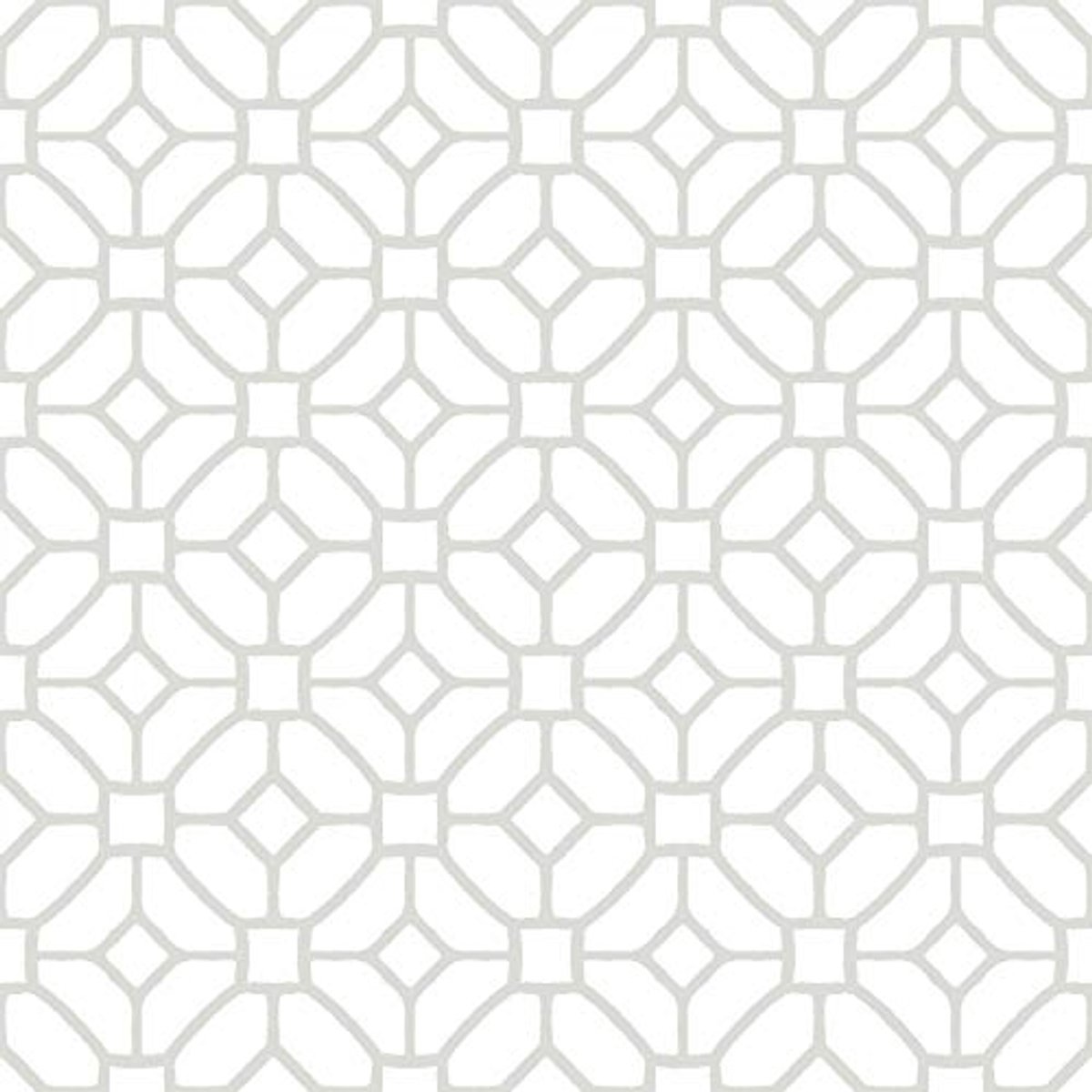 Peel & Stick Vloertegels Lattice Wit & Gebroken Wit 30,5 x 30,5 cm