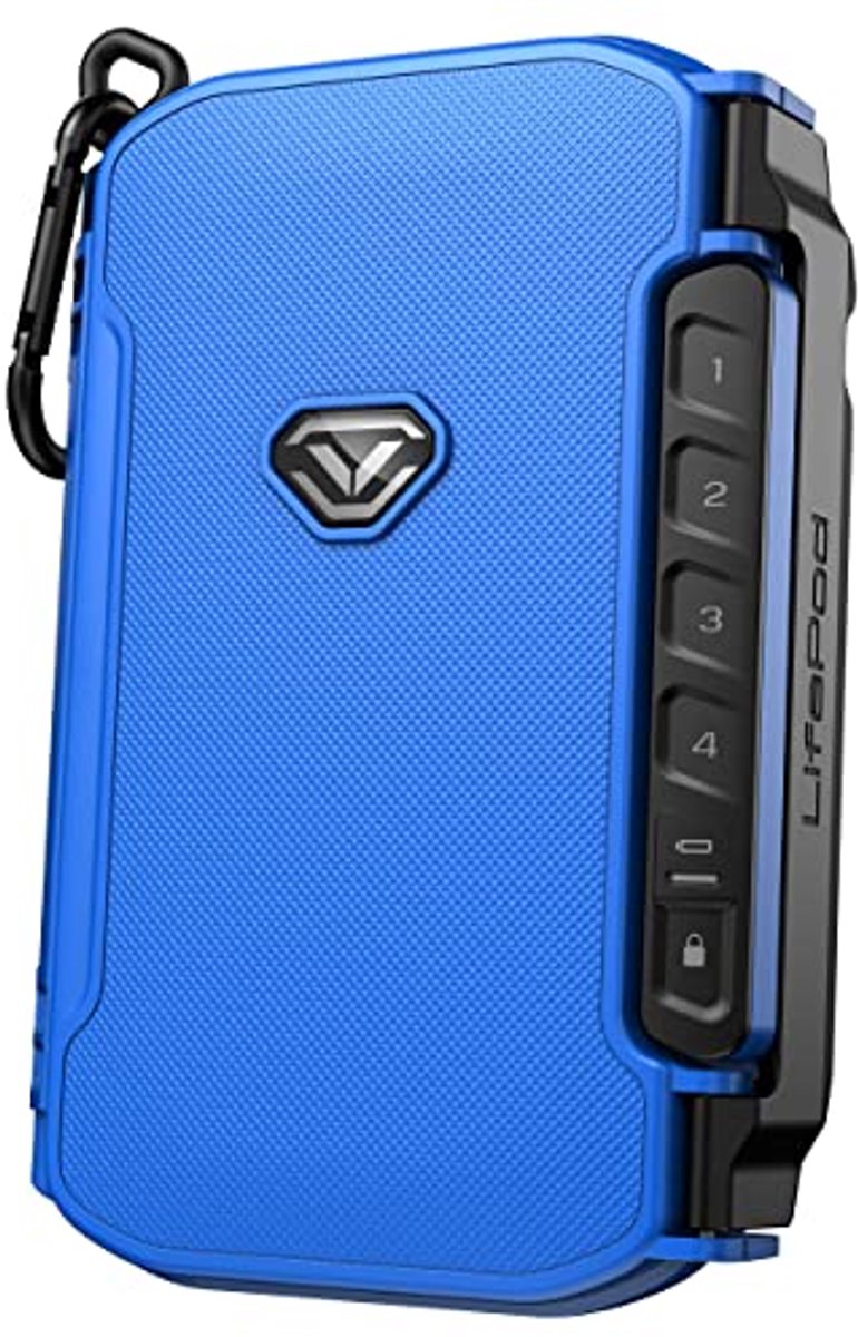 Weerbestendige Elektronische Lockbox voor Draagbare Bescherming - Robuuste Mini Case met Vergrendelingssysteem