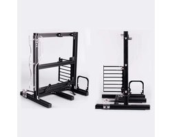 ATX ATX 112 Open Vertical Computer Rack, Mini /M- /ITX DIY Frame with Aluminum Alloy Frame Overclocking Motherboard Case for Computer with Open Sky Frame (Black)