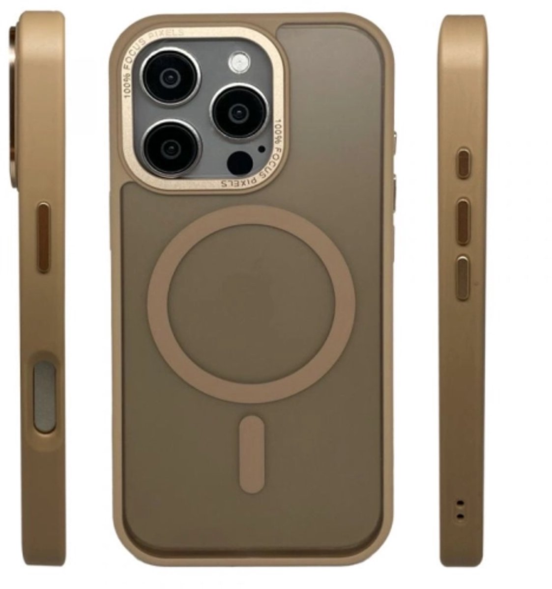 Impact Matt Case (MagSafe Compatible) for iPhone 16 Taupe