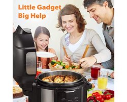 Roestvrijstalen binnenpot voor Ninja Foodi 8 Quart – Vervangende Insert Liner en Accessoire