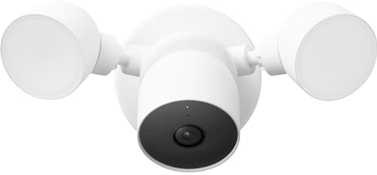 Beveiligingscamera met schijnwerper voor buiten - Intelligente bewakingscamera met bewegingsdetectie