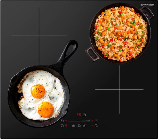 Inventum IKI6028 - Table de cuisson à induction encastrable - Zwart