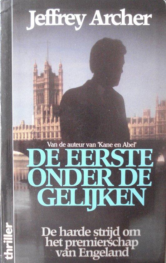 Eerste onder de gelyken - cover