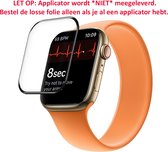 Protection d'écran BLUEO 45 mm - Compatible avec Apple Watch S7/S8/S9. Film amovible.