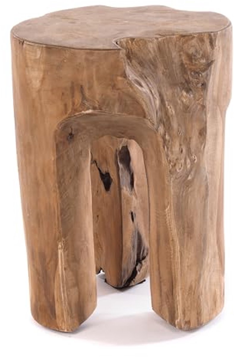Natuurlijke Houten Kruk - Uniek en Veelzijdig