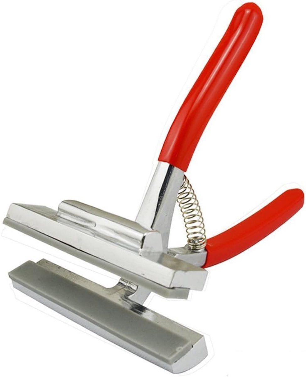 QTTVBTNA -Canvas Spantang 12 cm – Stevige Aluminium Legering met Rubberen Antislipgreep, Professionele Doekspanner voor Schilderijen, Posters en Kunstprojecten – Ideaal voor Kunstles en Galeriegebruik