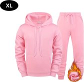 Bovista Joggingpak Heren - Huispak - Volwassenen - Trainingspak - Comfortabel - Jogging Pak - Joggingsbroek - Roze - XL