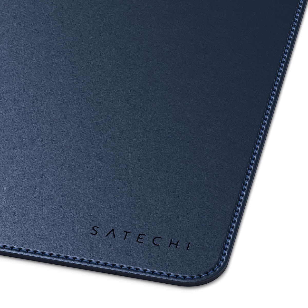 Satechi Eco lederen bureau mat - Blauw
