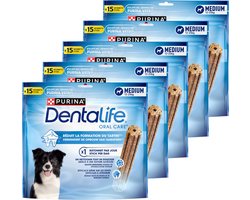 Dentalife Daily Oral Care Medium - Hondensnacks - Kip - 5 x 345 g