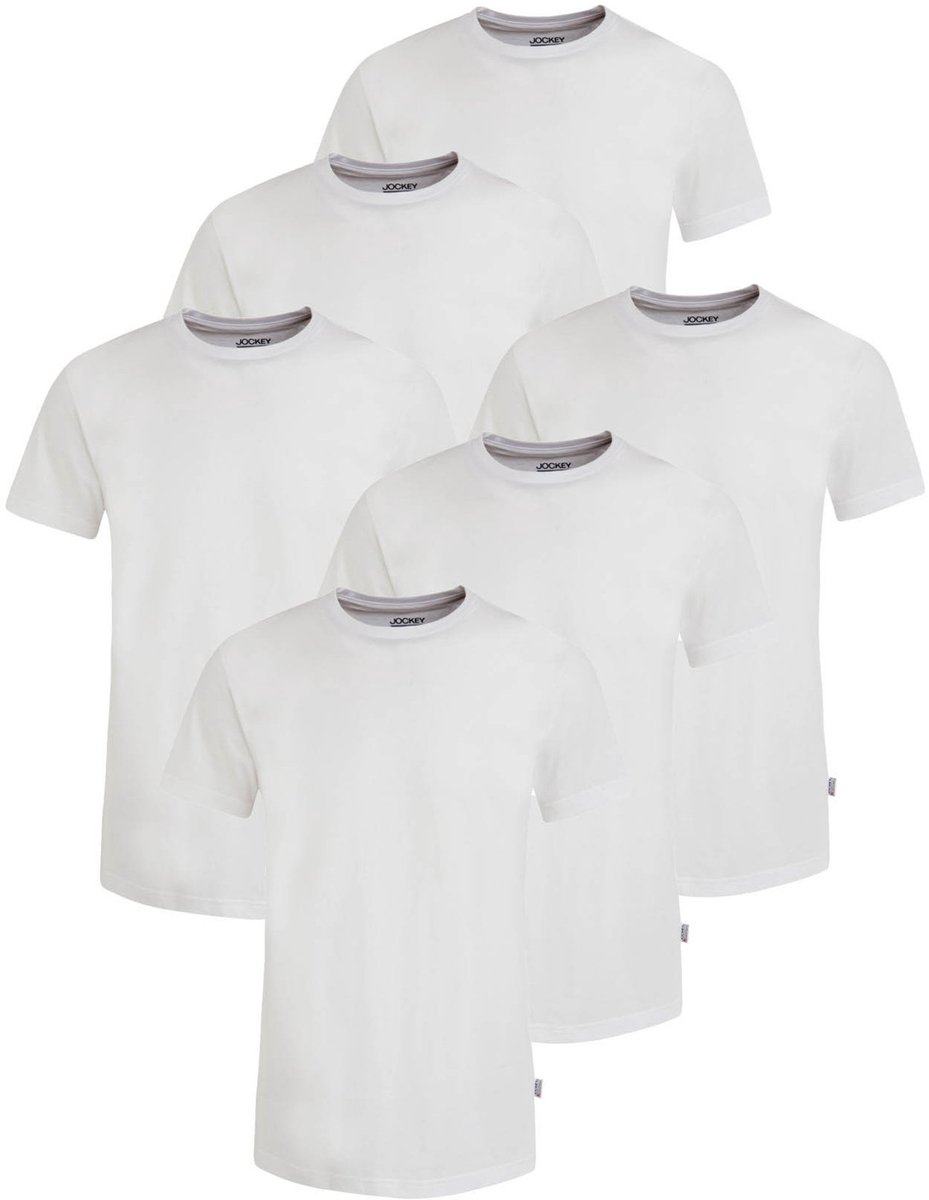 Jockey T-shirt Classic American T-Shirt 6P Set van 6