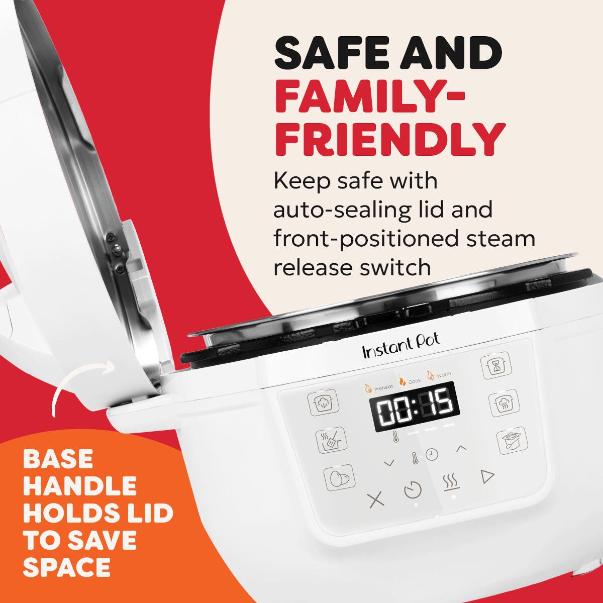 Instant Pot Classic Mini 3.8L Multicooker - 7-in-1 - afbeelding 2