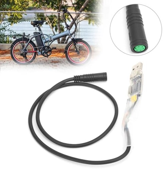 USB Programming Cable, Portable Nylon Electric Bike Motor USB ...