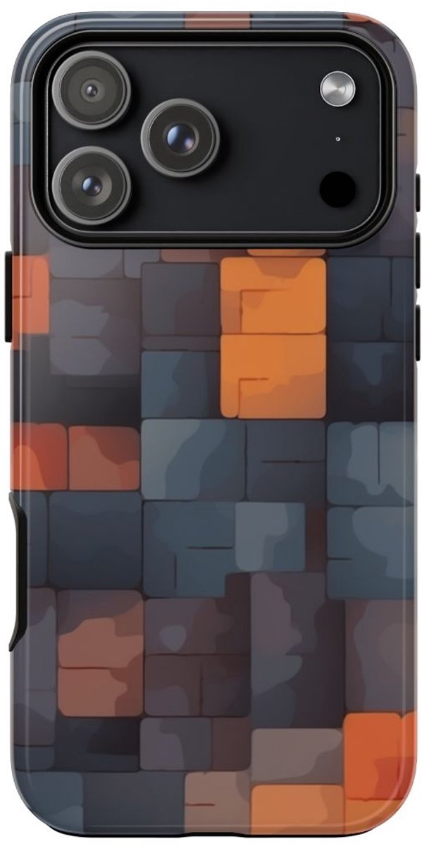 Gestileerd Baksteenpatroon – Telefoonhoesje Geschikt voor iPhone 17 Pro Max
