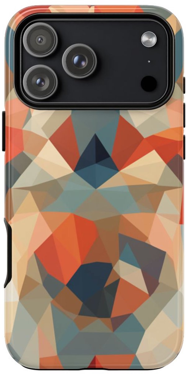 Geometrisch Abstract Patroon – Telefoonhoesje Geschikt voor iPhone 17 Pro Max