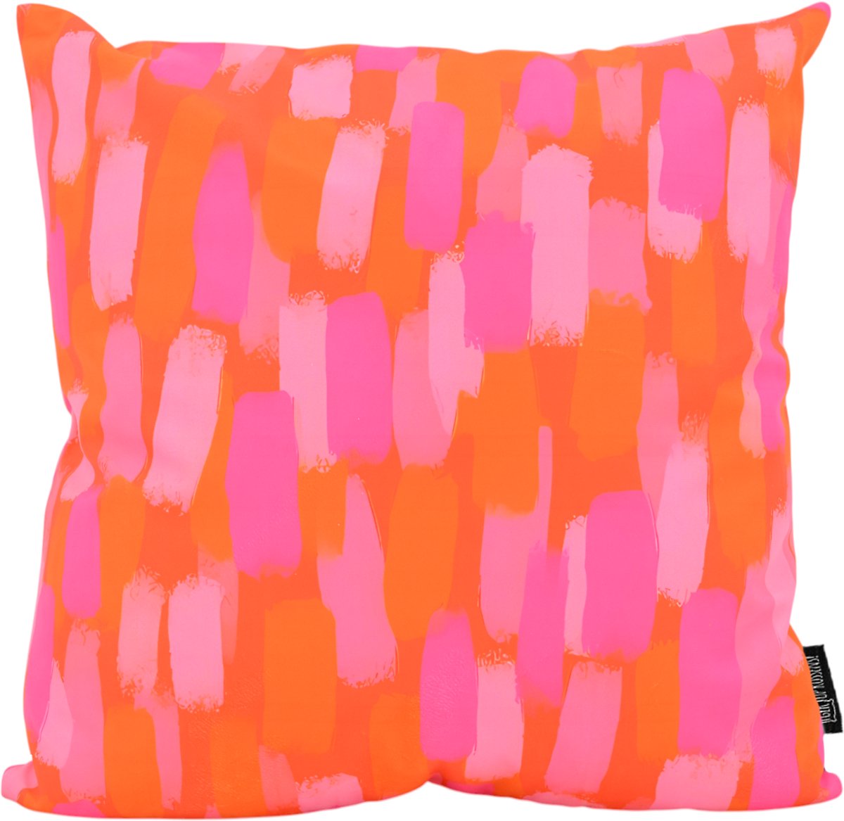Gek op Kussens! Sierkussen Pink Orange Spots | 45 x 45 cm | Katoen/Polyester oranje-rood-roze