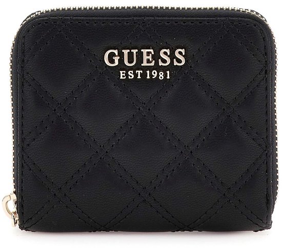GUESS porte-monnaie Giully II SLG Zip Around Wallet Black noir