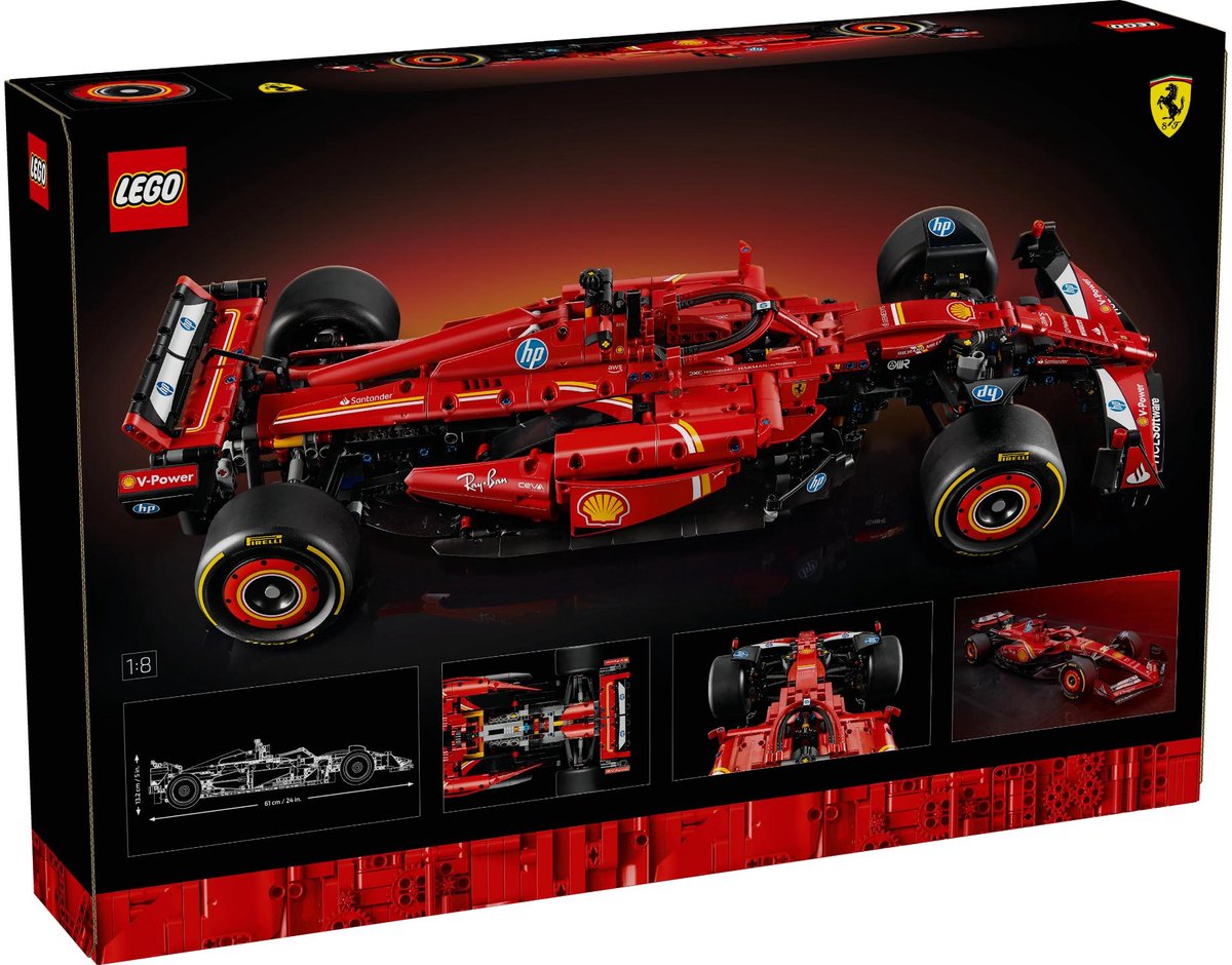 LEGO Technic - Ferrari SF-24 F1 auto - 42207 — afbeelding 20