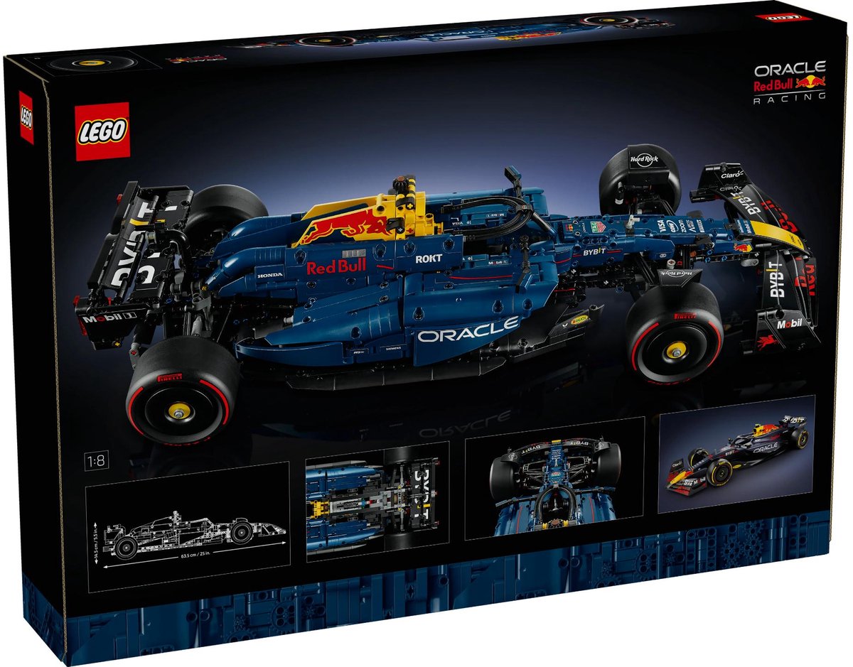 LEGO Technic - Oracle Red Bull Racing RB20 F1 auto - F1 auto - 42206 — afbeelding 22