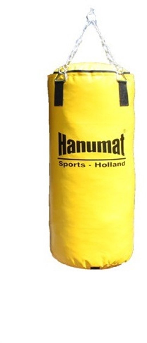 Hanumat Bokszak 120 cm incl.ketting Geel