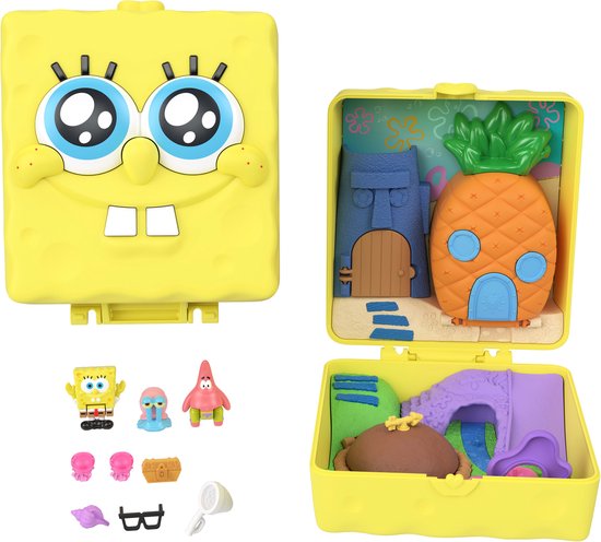Coffret de jeu compact Polly Pocket - Bob Spongebob