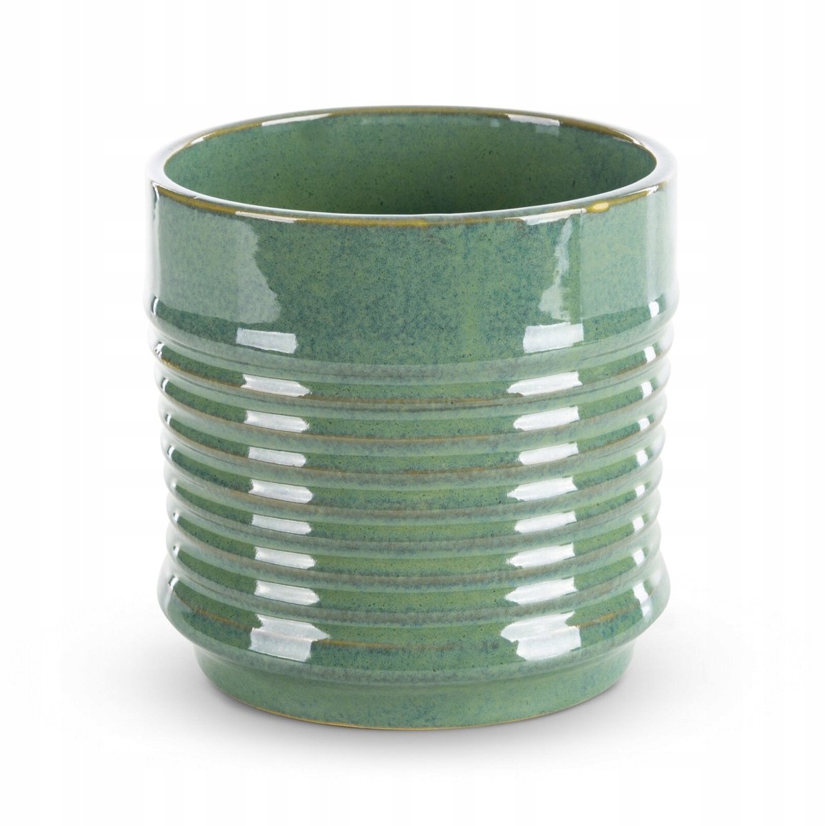 Decoratieve Keramieken Pot 17x17 cm - Groen