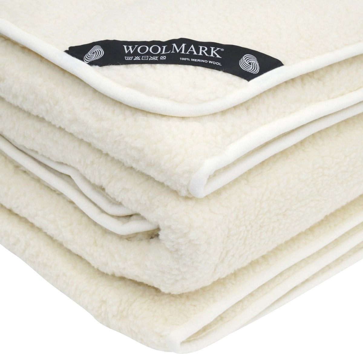 Wollen Deken 160x200 cm | Luxe Merino Wol OnceDoce® |100% Zuivere Australische Wol – Premium Wollen Deken 450 g/m² | Woolmark® Certificaat | Wasbaar, Antiallergisch, Zacht & Warm |