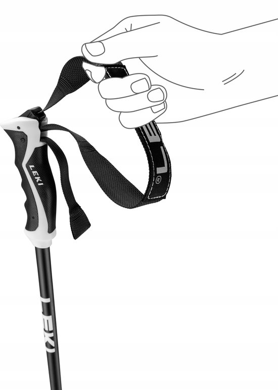 Bâtons de ski Leki Neolite 135 cm - Légers et stables