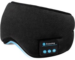 Vitdipy - Bluetooth slaapmasker - Oogmasker Slaap - Slaapmasker Koptelefoon - Muziek - Meditatie masker - Uitstekende geluidskwaliteit - Verstelbaar - Zwart