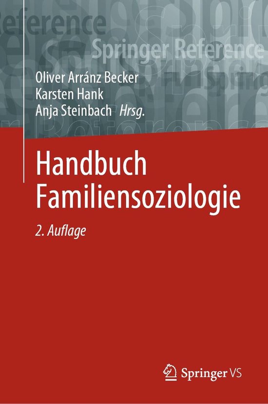 Social Science and Law (German Language) - Handbuch Familien ... - cover