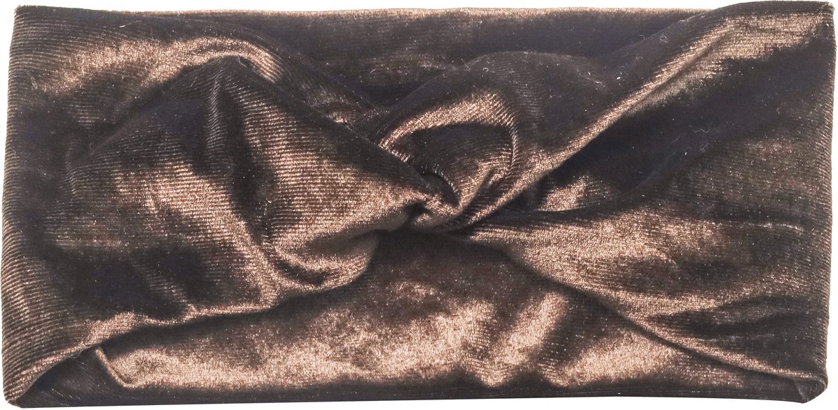 Emilie collection – Haarband – Bruin – Fluweel – Elegant & Comfortabel