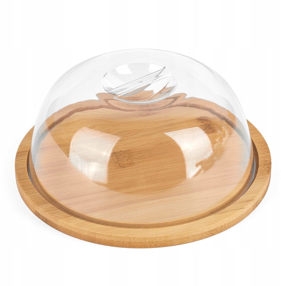 Bamboe snijplank met hoes, 18,8 cm