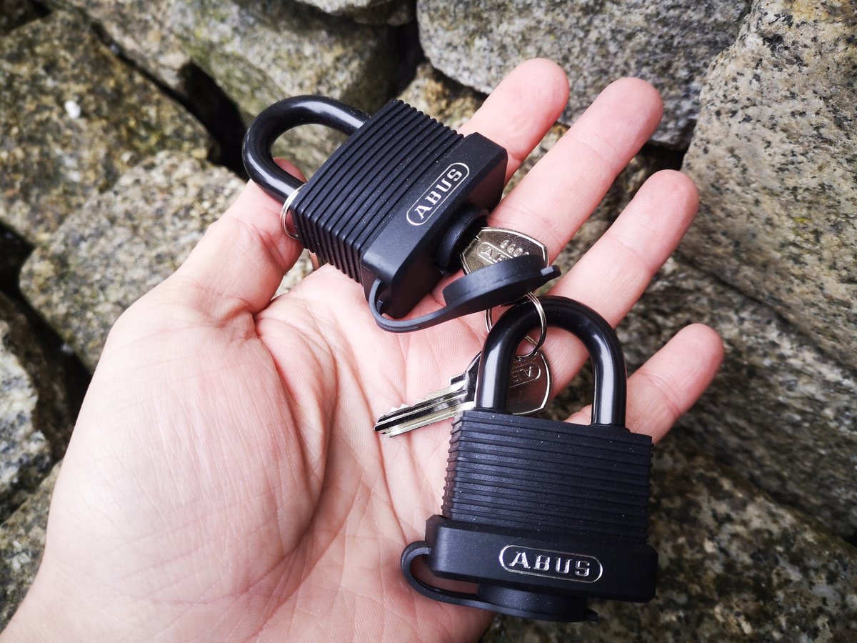 ABUS 70/45 Aqua Safe Kettingslot met 1 Sleutel - 2 Sleutels