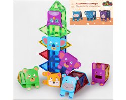 Kizzmo® MiniZooMagic - Magnetische Bouwset - 42 Delig - Educatief Speelgoed