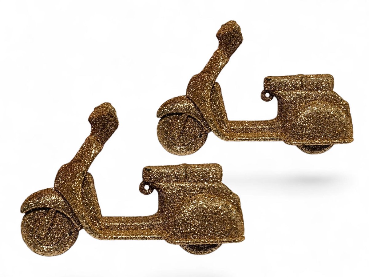 kerstbal vespa gold