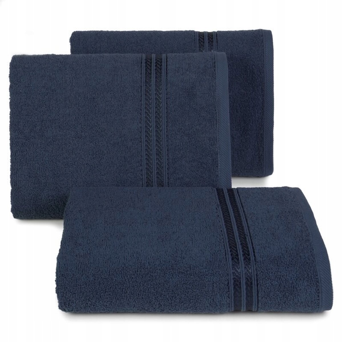 Lori Badhanddoek 70x140cm - 100% Katoen Frotte - Donkerblauw