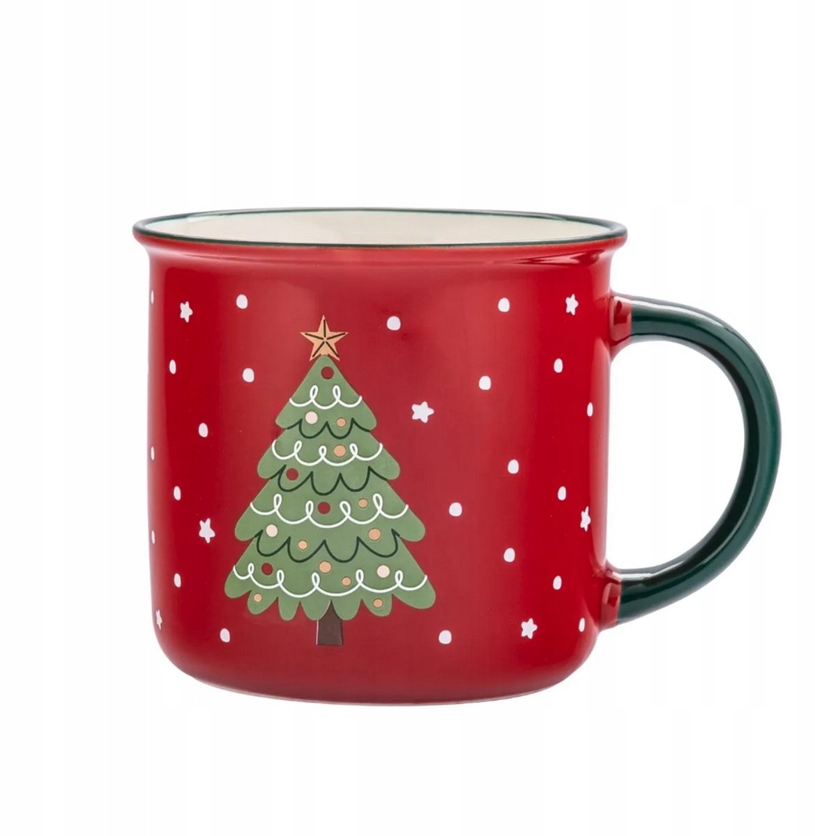Winter Porseleinen Mok 400ml - Kerstdecoratie
