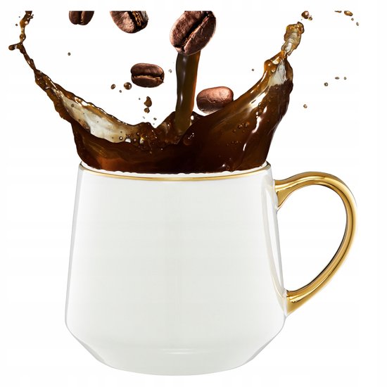 Teaeve EVE Double Walled Mok met Infuser, Ninja Goud, Porselein
