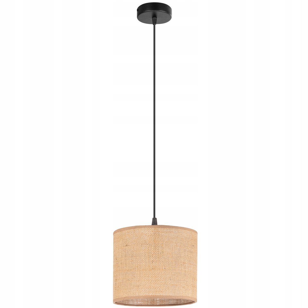 Rustieke Hanglamp Juta Beige - 1 Lichtpunt E27