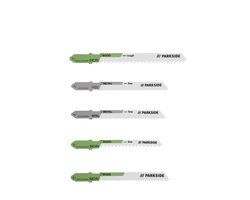 PARKSIDE® | Decoupeerzaag bladen |Voor Hard & Zacht Metaal |Plastic, Inox & Aluminium| Decoupeerzaag mesjes | Decoupeerzaagjes-set | Sabel / Sabre zaagblad | Voor Hard & Zacht Hout /Groen Hout & Laminaat | Geschikt voor alle Decoupeerzagen | 5X stuks