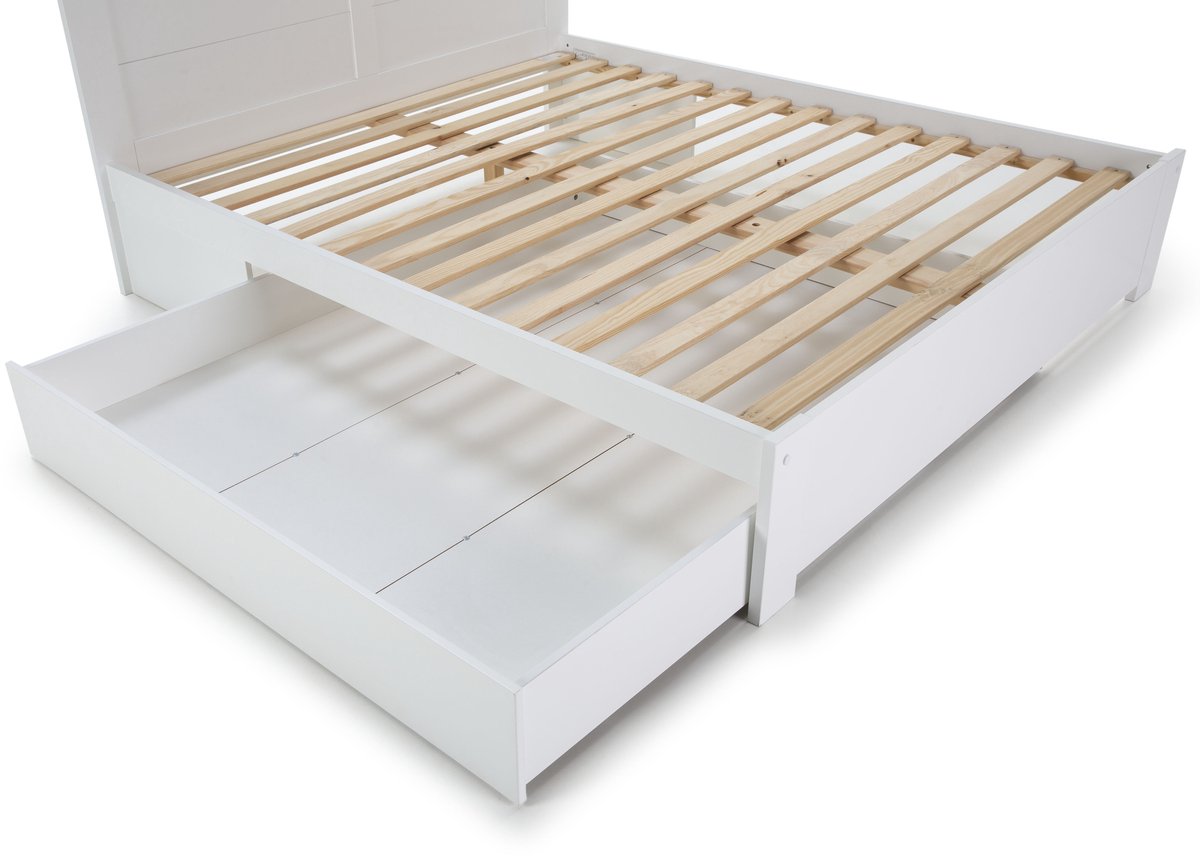 Marckeric - Bed Gabi - Wit - 198x153x100cm
