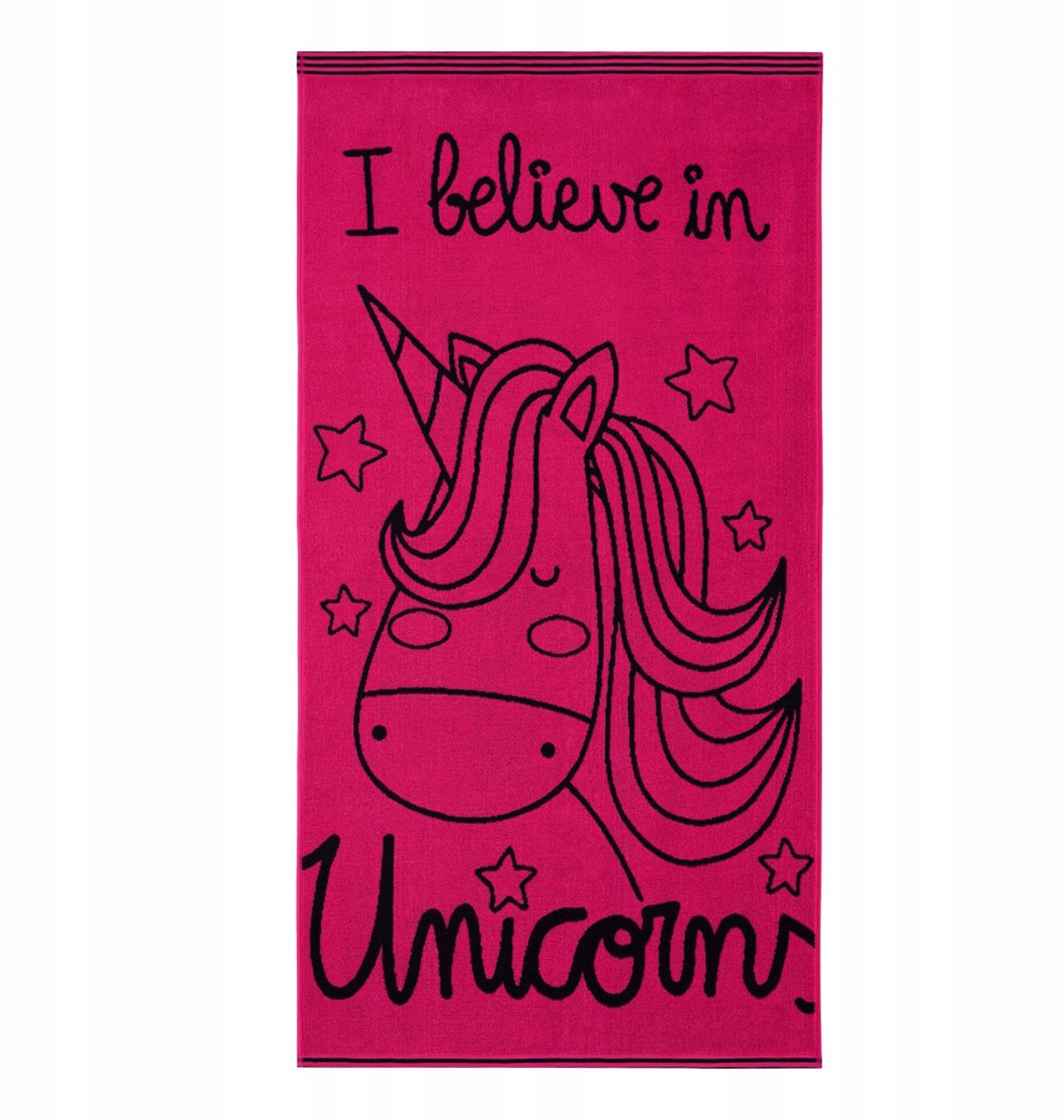 Unicorn kinderbadkamerhanddoek 70x140cm - Zacht & Absorberend Katoen