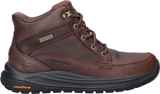 Bottines Skechers Hands Libres Meroe pour homme, à lacets - Marron - Pointure 43