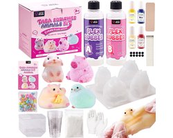LET'S Resin Taba Squishy Kit - DIY maakset voor beginners - 4 dierenmallen