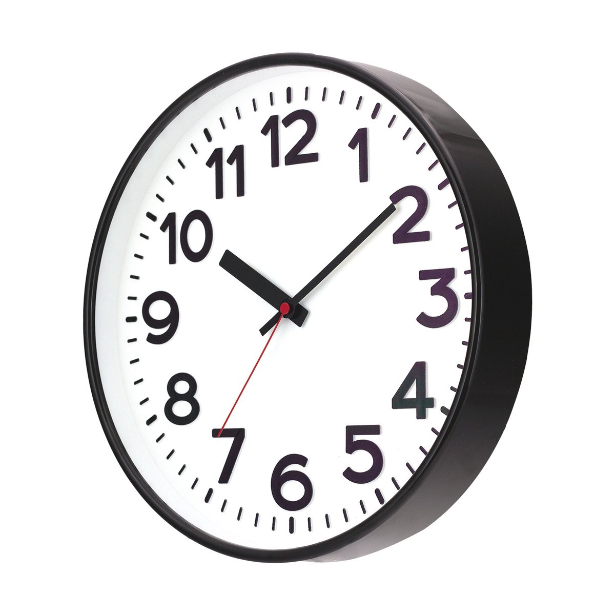 SELVA radiogestuurde wandklok Kolbingen, met stille beweging en reliëfcijfers