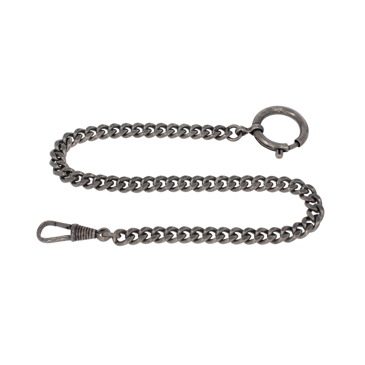 Zakhorlogeketting, met karabijnhaak en veerringsluiting, gemaakt in Duitsland