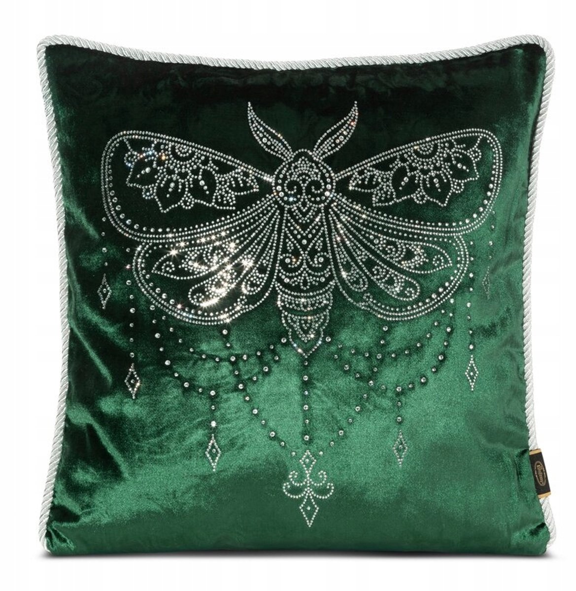 Decoratief Fluwelen Kussenhoes Royal8 Donkergroen 45x45 cm