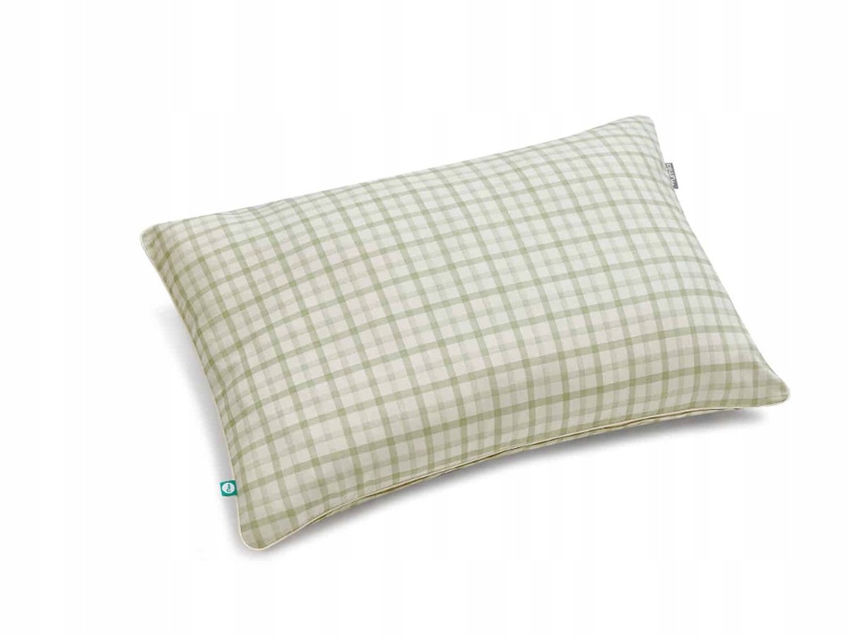 Groen geruit kussensloop 40x40 cm - 100% katoen