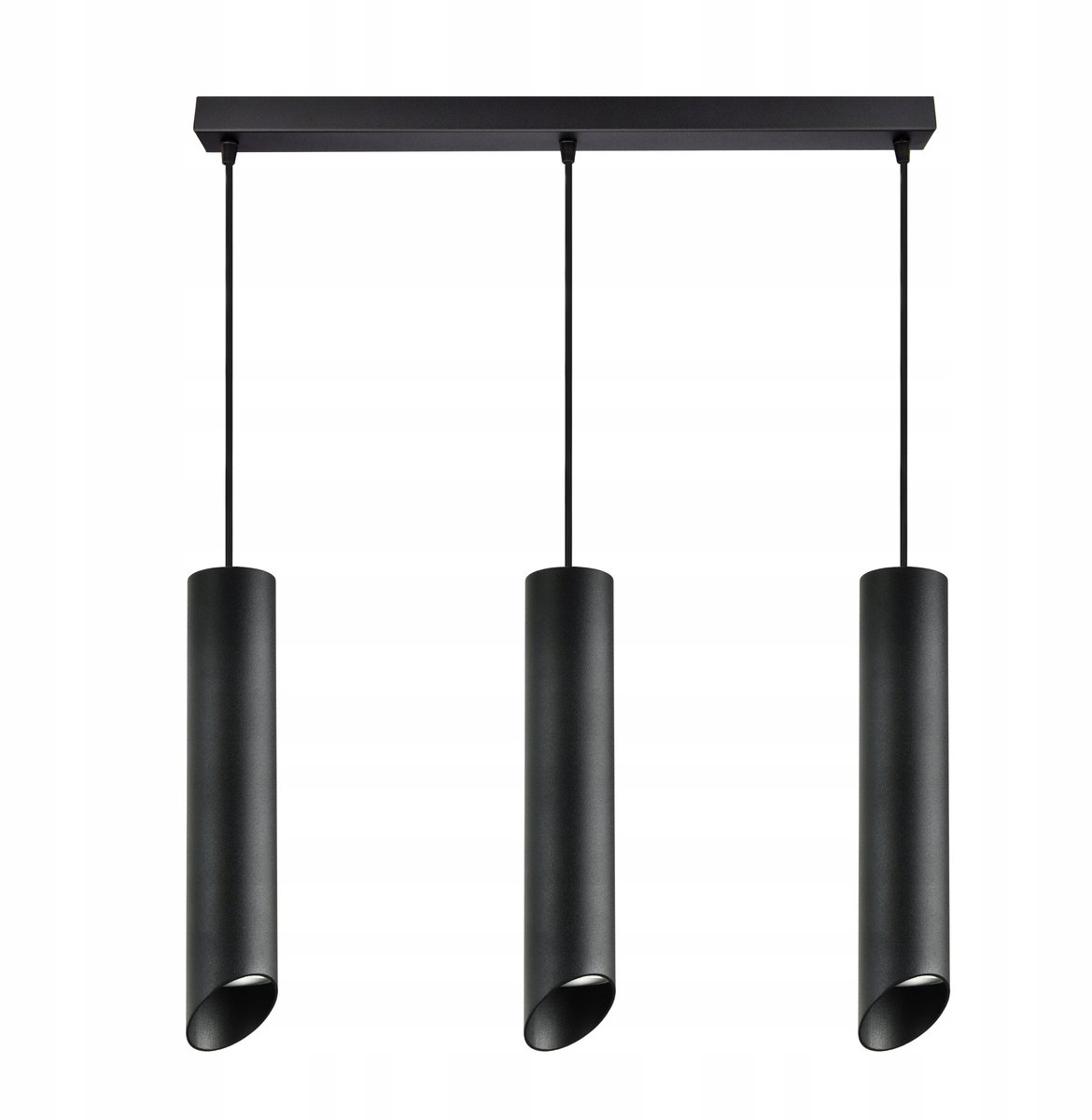 Moderne Hanglamp Tuba GU10 Metaal Zwart Mat - Verstelbaar