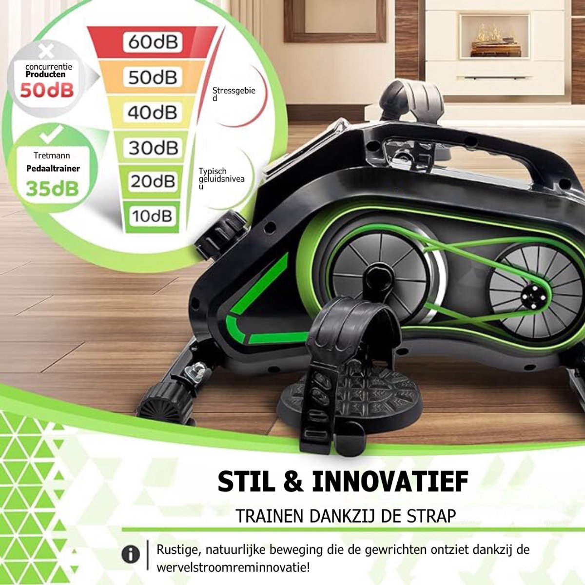 VIN Bureaufiets - Deskbike Met LCD-Display - Stoelfiets - afbeelding 3